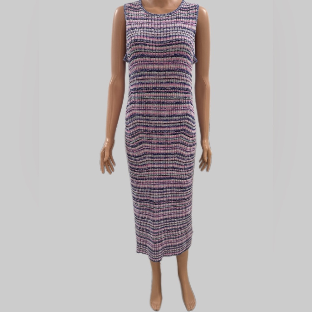 Gap purple multi color women dress bag detail new with tag